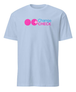 Change and Check Shirt in Light Blue