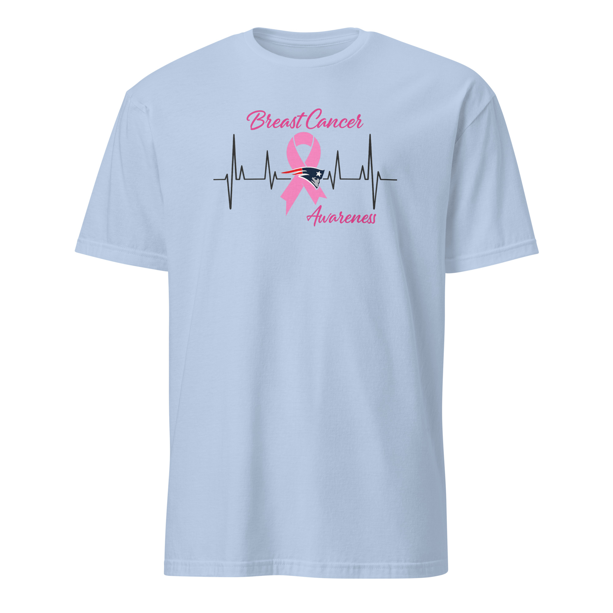 Snoopy New England Patriots Hope For A Cure Breast Cancer Shirt 6 Snoopy Patriots Hope For A Cure Breast Cancer Shirt light blue