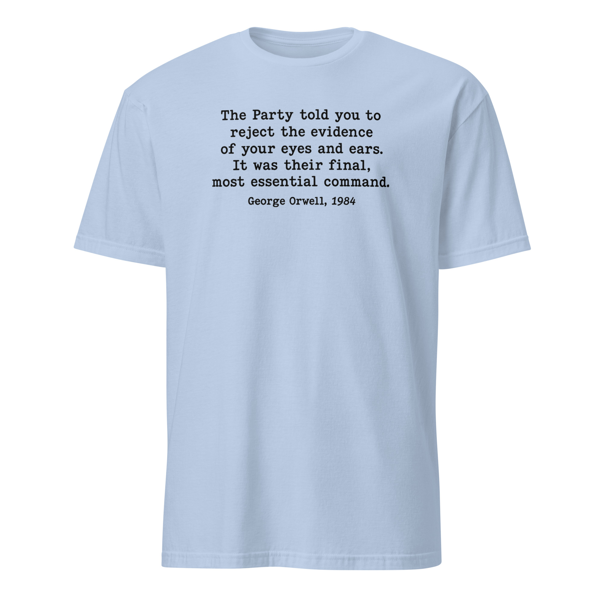 Reject the Evidence Orwell 1984 Shirt 4 Reject the Evidence Orwell 1984 Shirt Light Blue