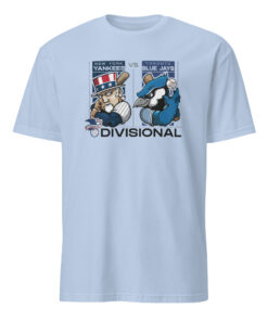Official 2025 Yankees vs Blue Jays ALDS Division Series Shirt in Light Blue