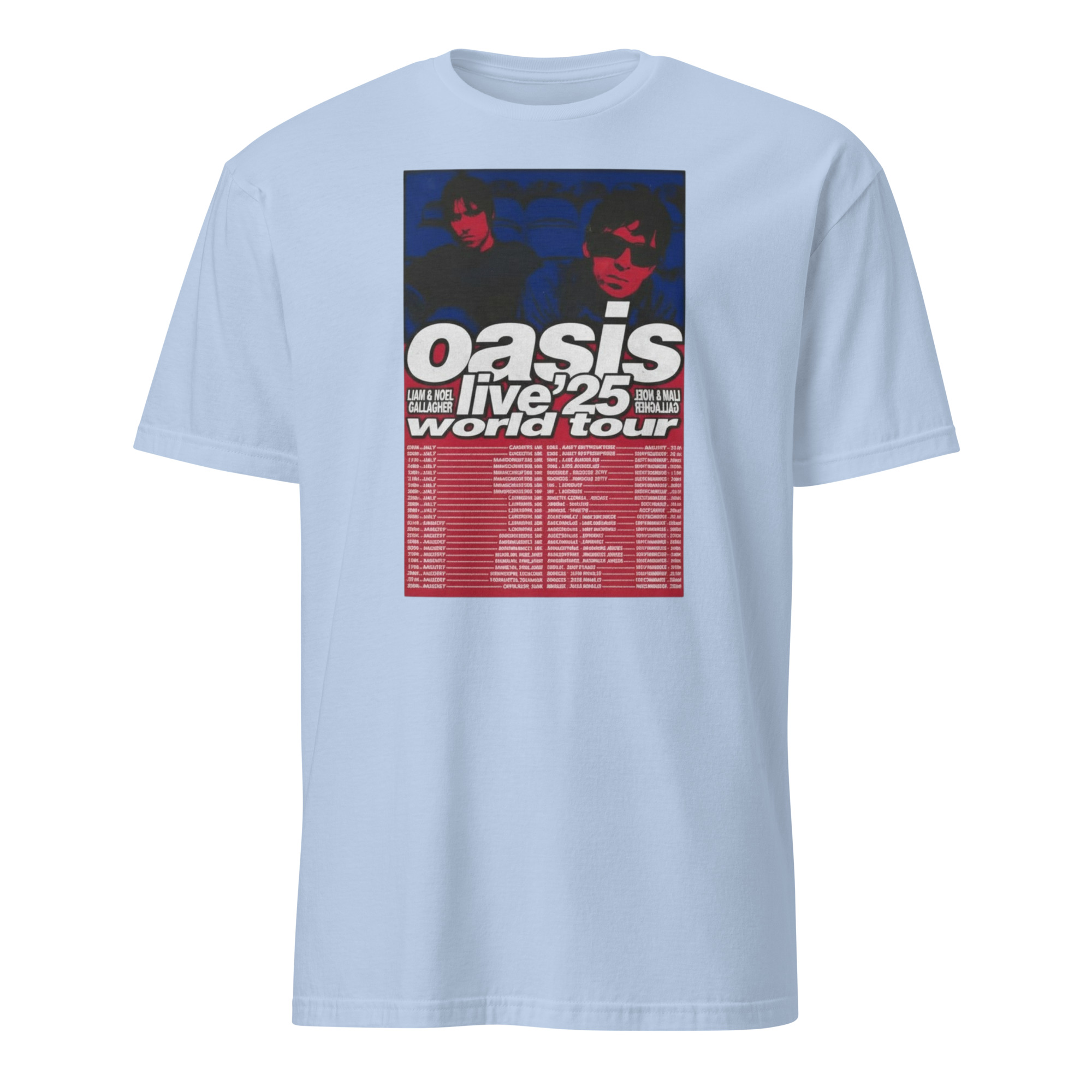 Oasis Live In 2025 World Tour Poster Shirt 3 Oasis Live In 2025 World Tour Poster Shirt - Image 3