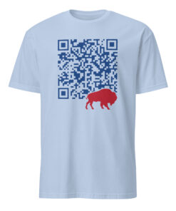Shout QR Code Buffalo Bills Shirt light blue – scannable fan tee