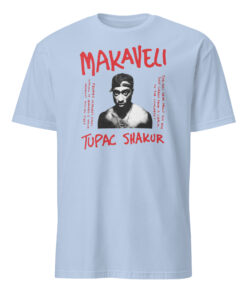Tupac x Reasonable Doubt Graphic Tee by Spencer light blue