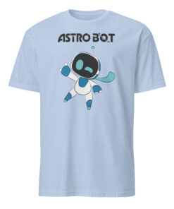 Astro Bot 2025 Shirt in light blue – pastel gaming t-shirt