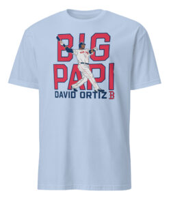 Big Papi David Ortiz Boston Red Sox Cooperstown Player Shirt 10 Big Papi David Ortiz Boston Red Sox Cooperstown Player Shirt in light blue