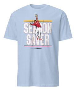Noelvi Marte Season Saver Shirt 12 Noelvi Marte Season Saver Shirt light blue color – baseball fanwear