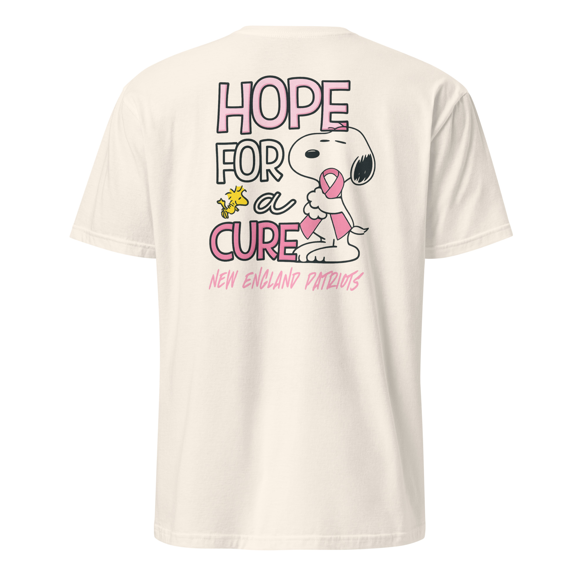 Snoopy New England Patriots Hope For A Cure Breast Cancer Shirt 15 Snoopy New England Patriots Hope For A Cure Breast Cancer Shirt - Image 15