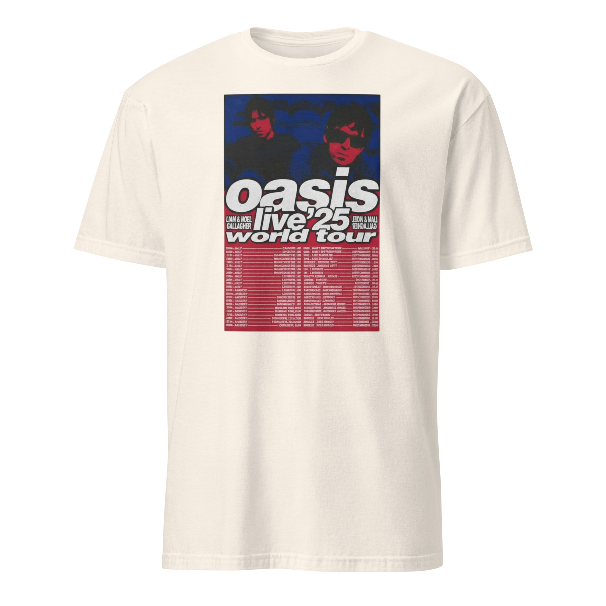 Oasis Live In 2025 World Tour Poster Shirt 7 Oasis Live In 2025 World Tour Poster Shirt - Image 7