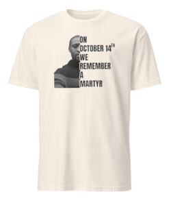 George Floyd October 14 We Remember a Martyr Shirt natural cotton