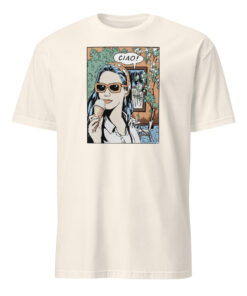 Morgans Ciao Graphic Shirt on High Potential in Natural – RE/DONE Classic Tee Ciao