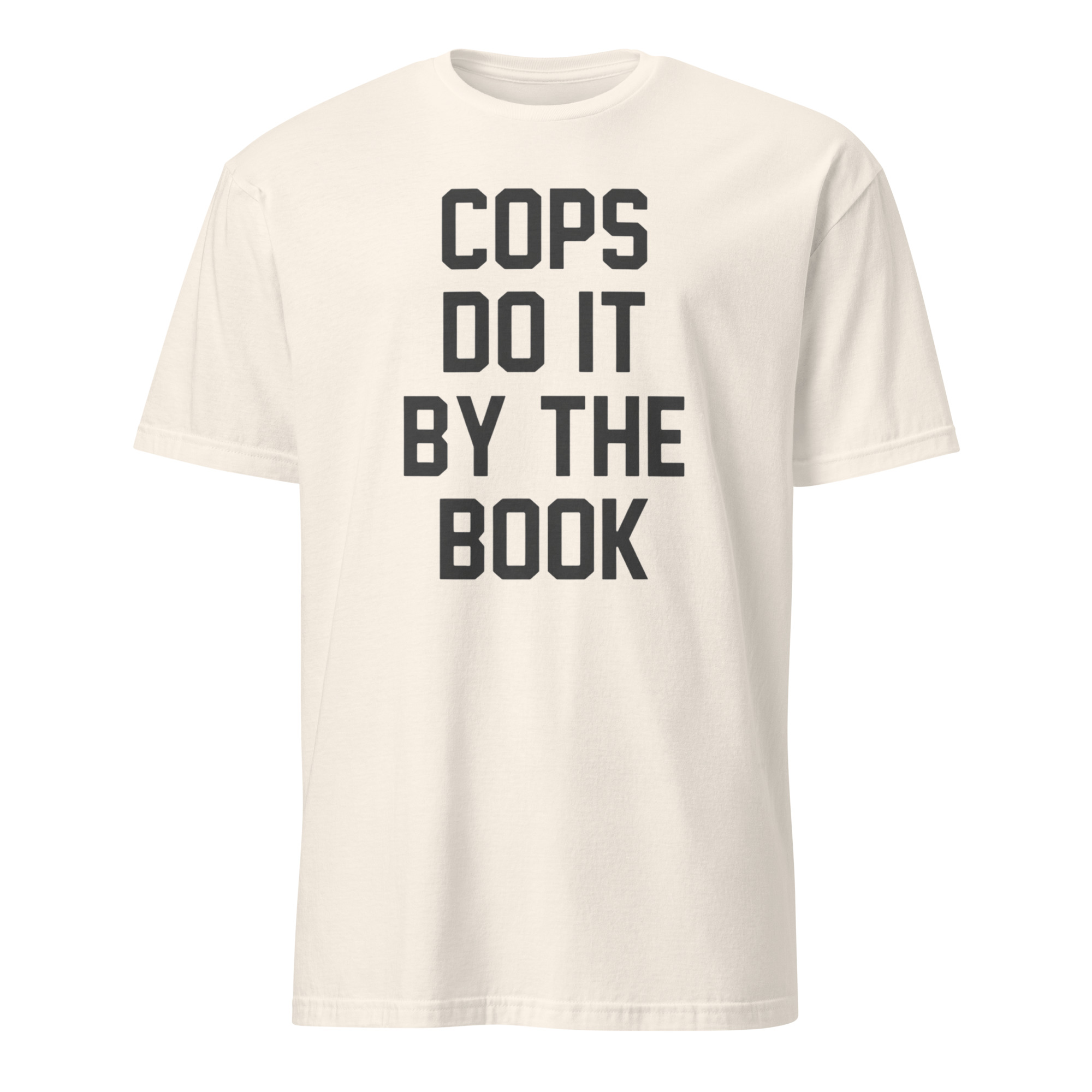 Kelly Meeker Cops Do It By The Book Shirt 7 Kelly Meeker Cops Do It By The Book Shirt in a Natural, undyed cotton color. Great for a raw, authentic vintage feel.