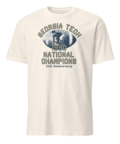 GT Football 1990 National Championship Tee in Natural Color