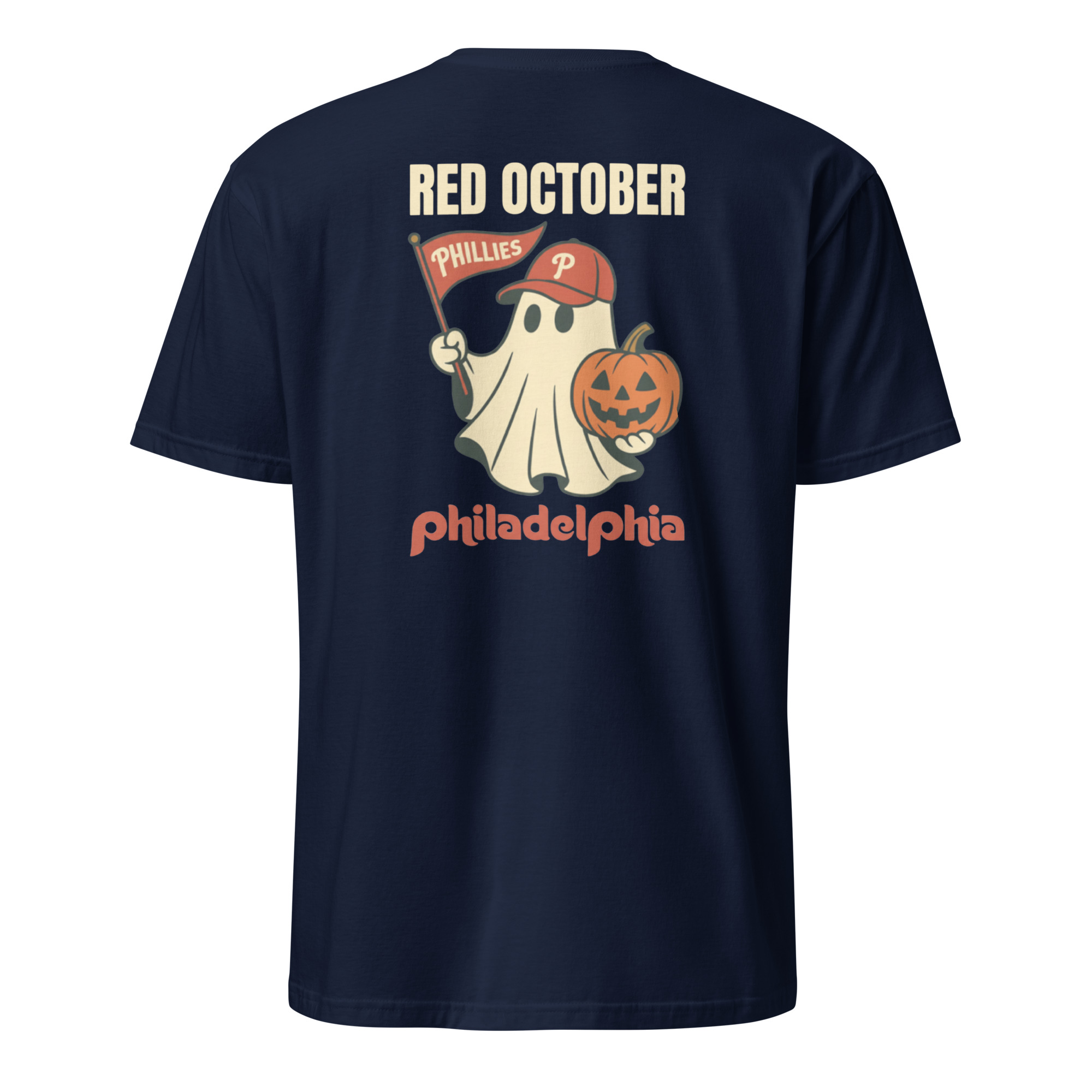 Phillies Halloween Red October Ghost Shirt 5 Phillies Halloween Red October Ghost Shirt - Image 5