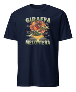 Navy Giraffa Meloniera Italian Brainrot Shirt – absurd humor meme t-shirt