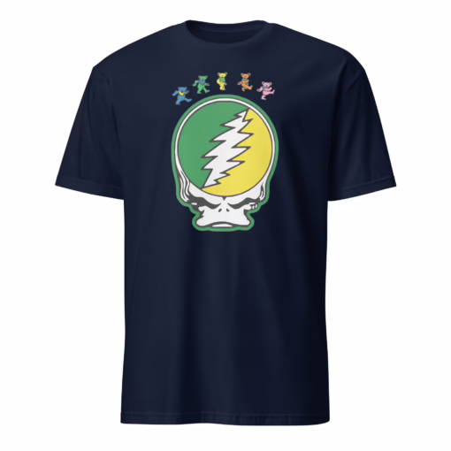 Oregon Ducks Grateful Dead 2025 Shirt navy blue t-shirt mockup