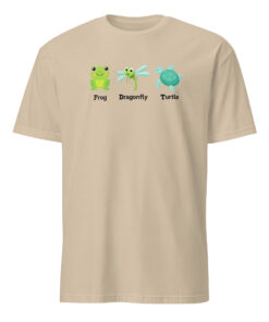 Frog Dragonfly Turtle FDT Anti Trump Shirt Sand