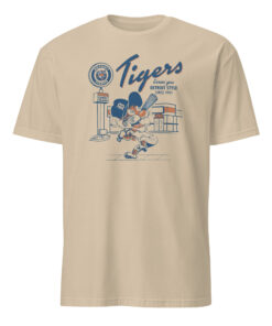 Mr. Redlegs Cincinnati Reds Mitchell & Ness Deli Style Baseball Shirt sand