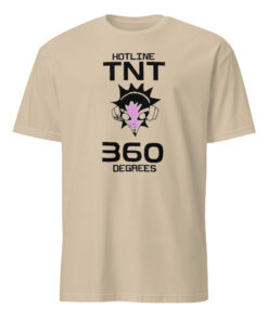 Hotline TNT 360 Degrees Shirt in sand color — limited edition band t-shirt