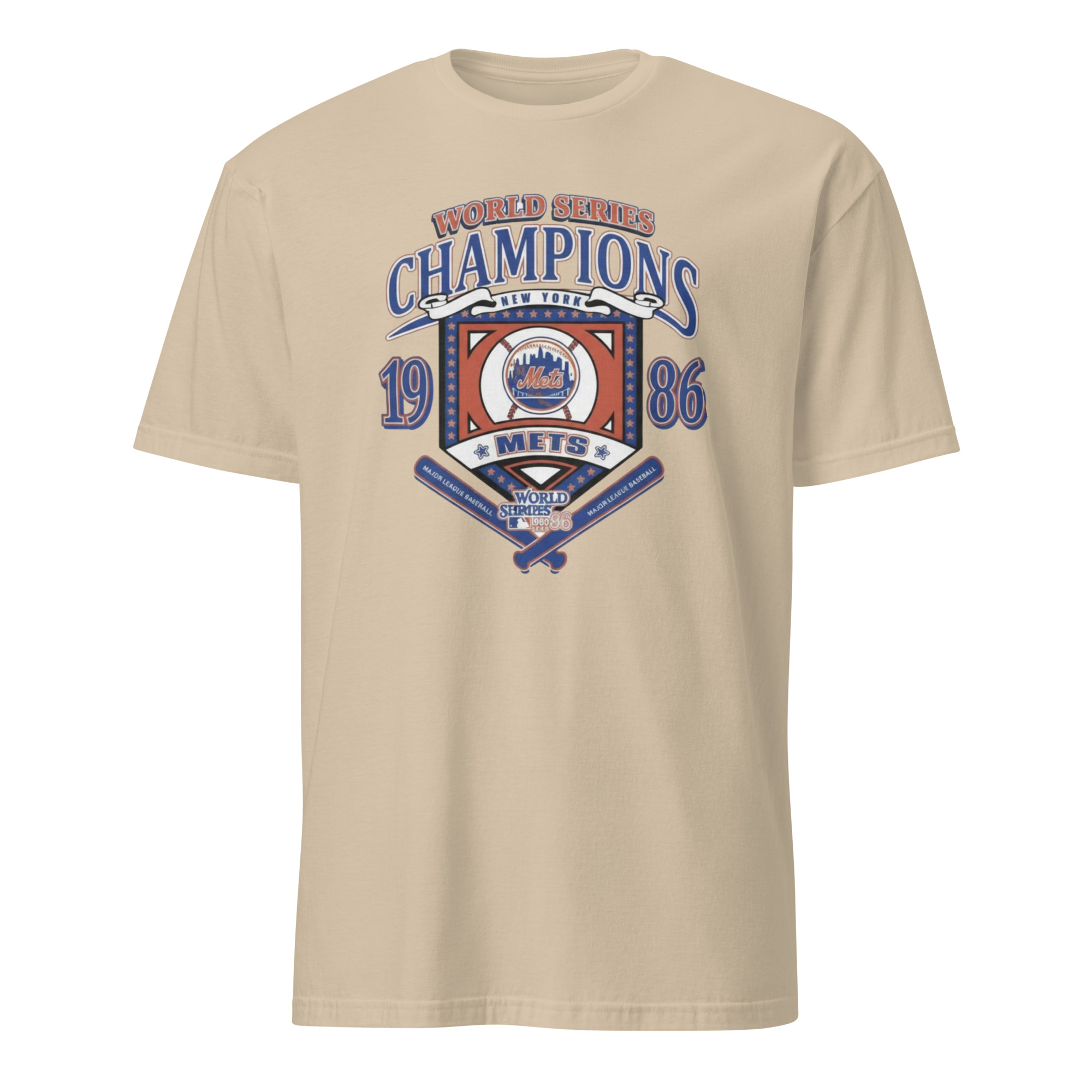 New York Mets Cooperstown Collection Champions Shirt 2 New York Mets Cooperstown Collection Champions Shirt sand color vintage baseball tee