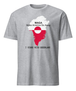 Sport Grey MAGA Greenland Protest Shirt