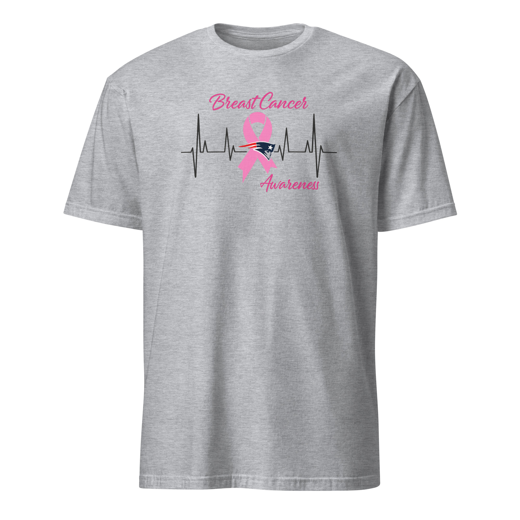 Snoopy New England Patriots Hope For A Cure Breast Cancer Shirt 8 Snoopy Patriots Hope For A Cure Breast Cancer Shirt sport grey