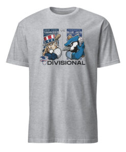 Official 2025 Yankees vs Blue Jays ALDS Division Series Shirt in Sport Grey
