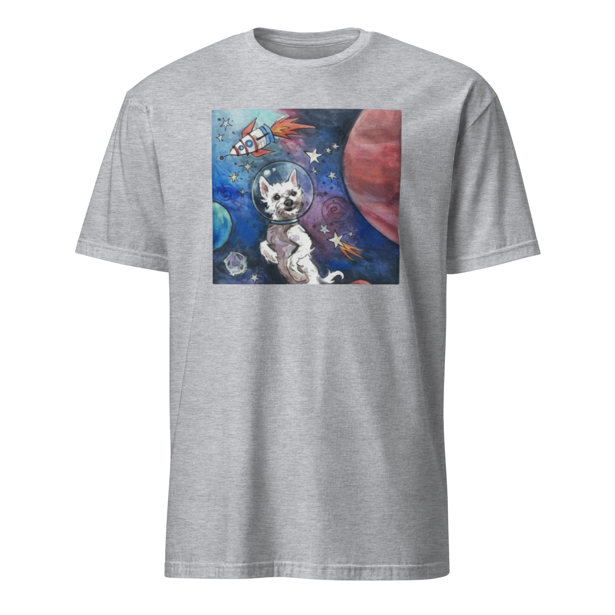 Kara Baldus Bradford In Space Shirt 4 Kara Baldus Bradford in Space Shirt Sport Grey unisex T-shirt