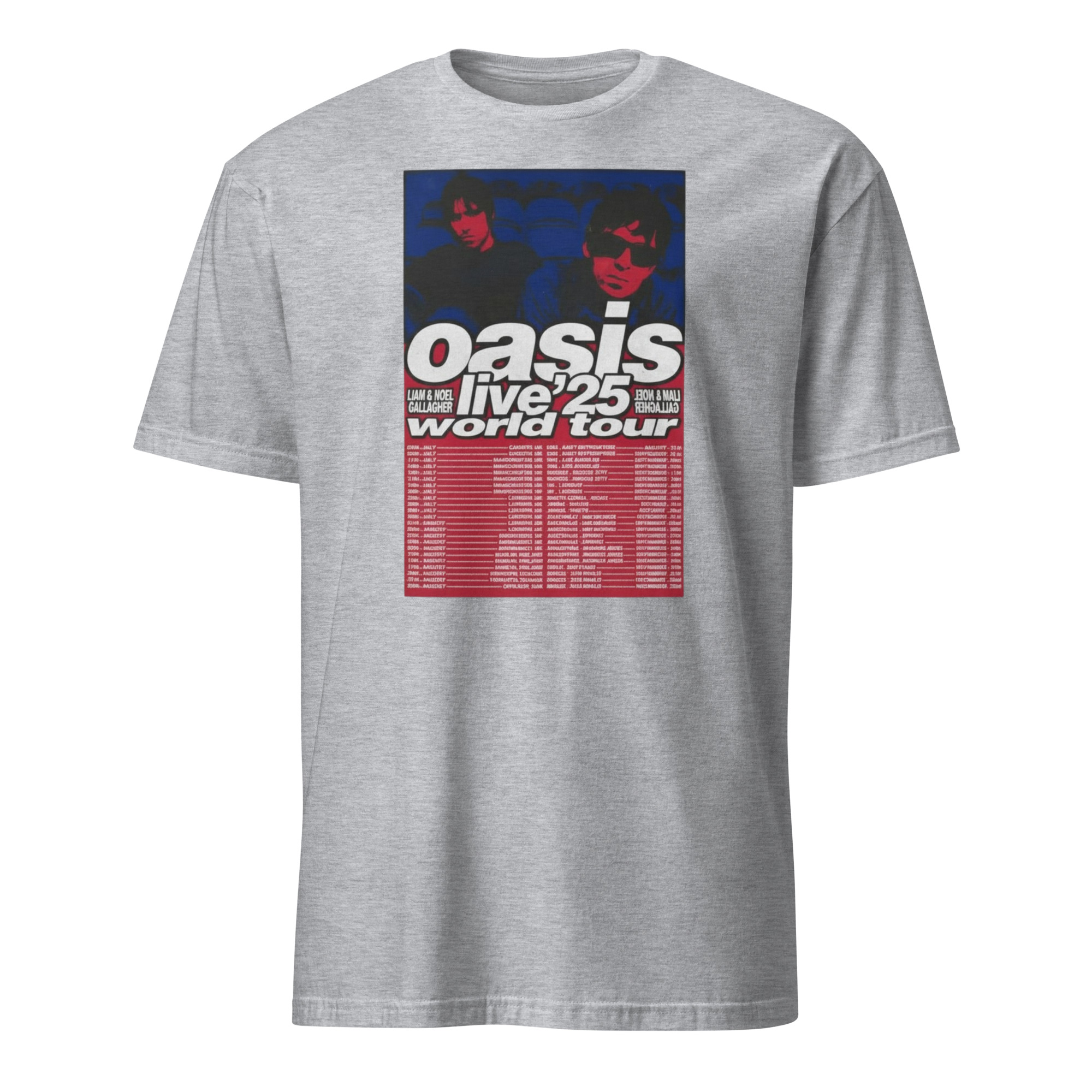 Oasis Live In 2025 World Tour Poster Shirt 4 Oasis Live In 2025 World Tour Poster Shirt - Image 4