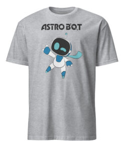 Astro Bot 2025 Shirt in sport grey – athletic gamer look