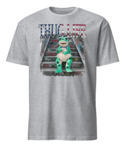 Thug Life Portland Frog Protest Shirt 11 Sport grey color Thug Life Portland Frog Protest Shirt
