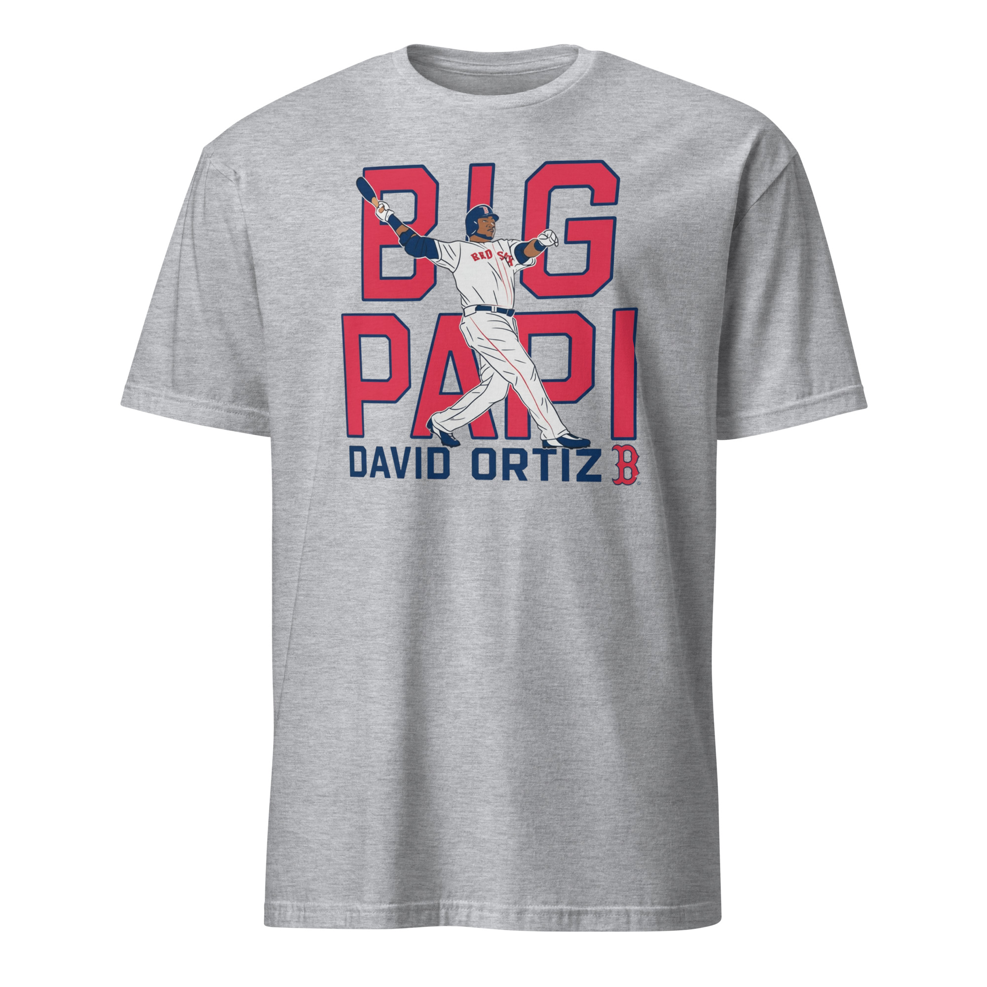 Big Papi David Ortiz Boston Red Sox Cooperstown Player Shirt 4 Big Papi David Ortiz Boston Red Sox Cooperstown Player Shirt in sport grey