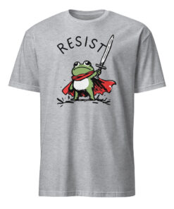 Portland Frog Resist Anti ICE T Shirt in Sport Grey – Heathered soft texture