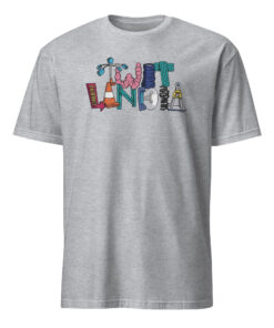 The Twits Dont Stress Kids Shirt in sport grey – athletic-style kids shirt with bold message