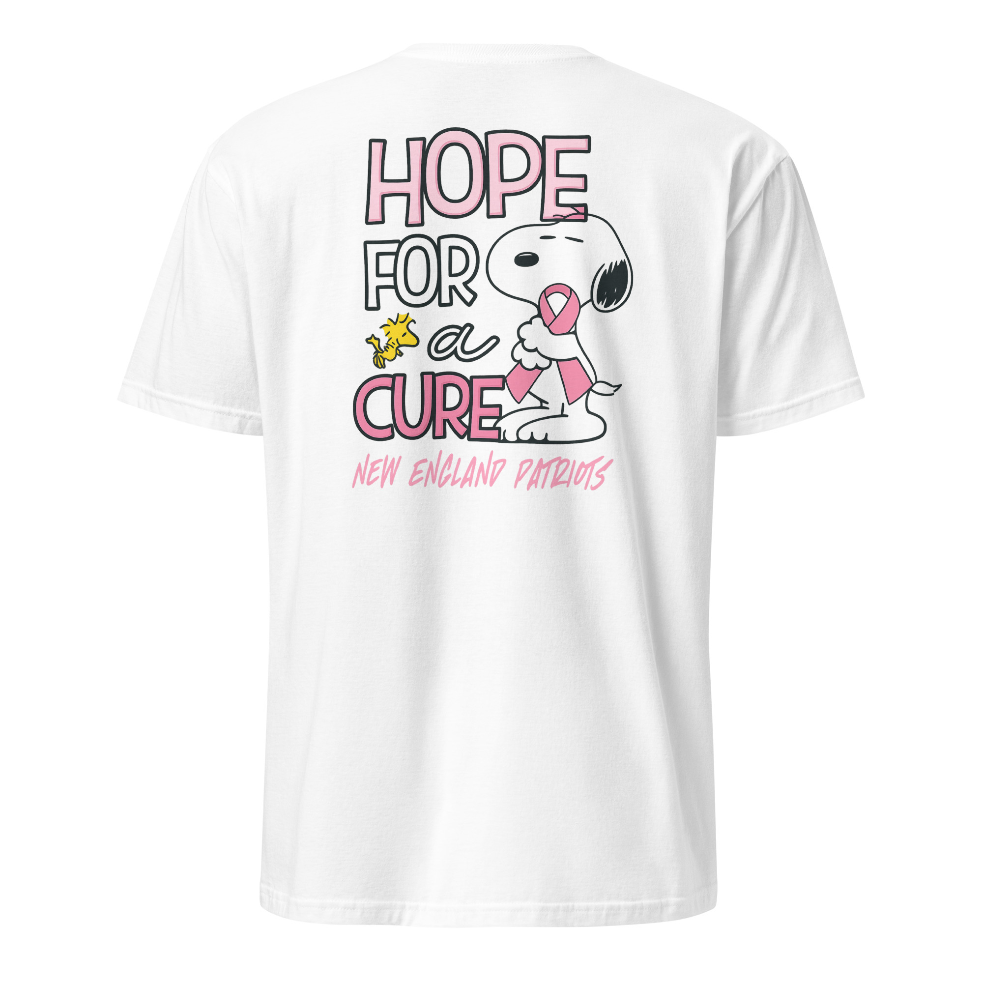 Snoopy New England Patriots Hope For A Cure Breast Cancer Shirt 16 Snoopy New England Patriots Hope For A Cure Breast Cancer Shirt - Image 16