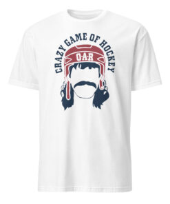 O A R Crazy Game of Hockey Long Sleeve Shirt 15 O A R Crazy Game of Hockey Long Sleeve Shirt White from TeesParadise