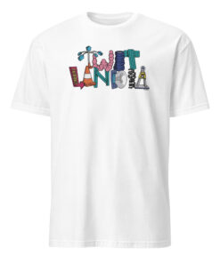 The Twits Dont Stress Kids Shirt in white – soft cotton tee with bold positive message