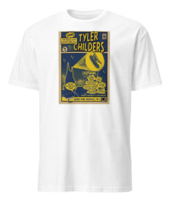 Tyler Childers Oct 10 2025 GEODIS Park Nashville Poster Shirt in White