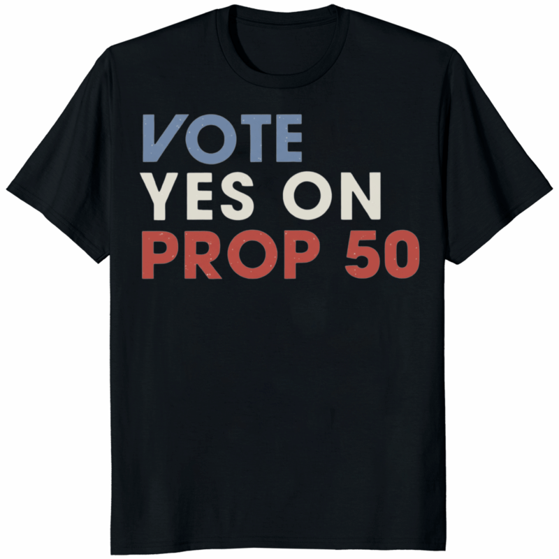 Vote YES On Prop shirt 12 Vote YES On Prop shirt black – bold political campaign tee supporting civic engagement