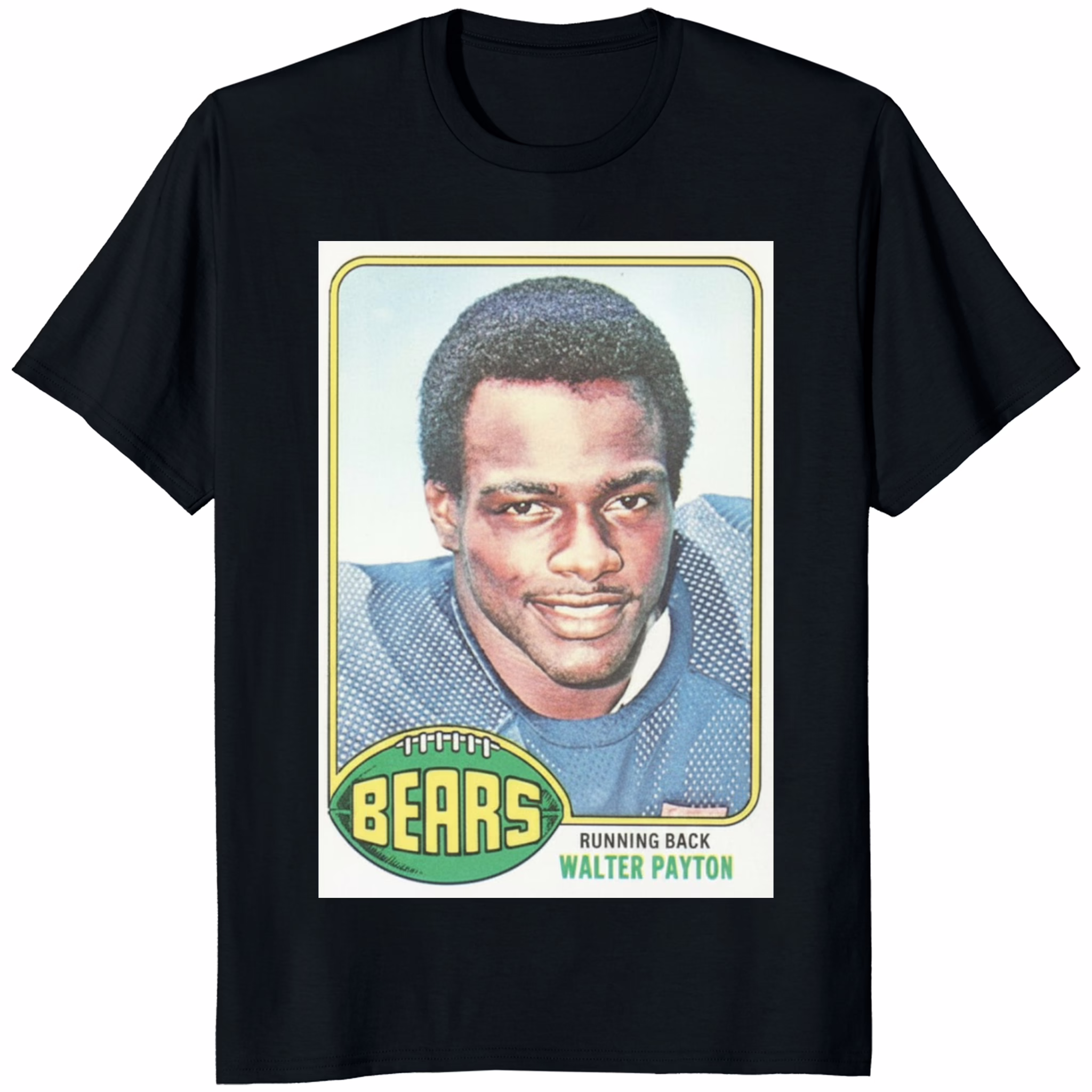 Walter Payton Chicago Bears Shirt 1 Walter Payton Chicago Bears Shirt black color vintage NFL Shirt