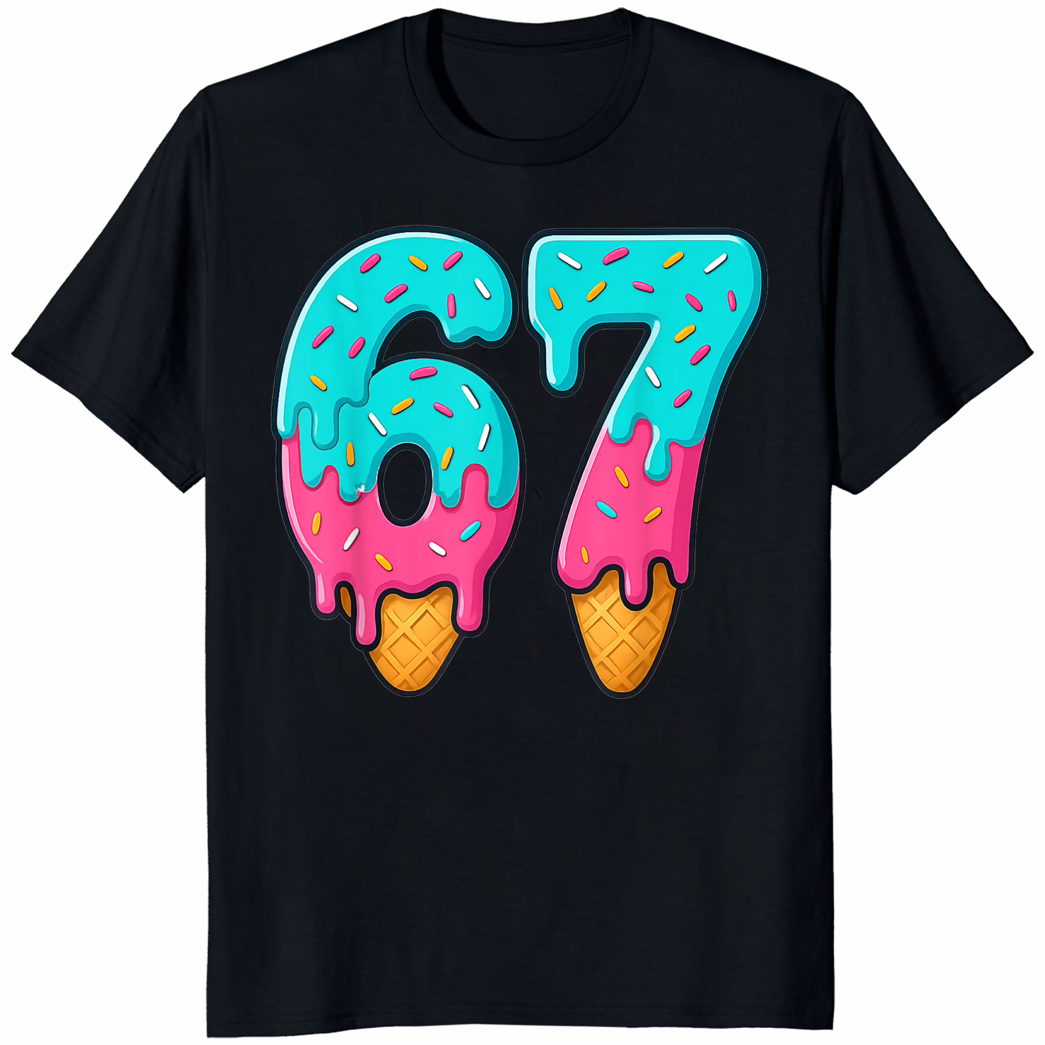 67 Ice Cream Drip Meme Six Seven Shirt 1 67 Ice Cream Drip Meme Six Seven Shirt
