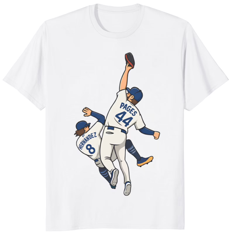 Andy Pages Hitting Kiké Hernandez Shirt 8 Andy Pages Hitting Kiké Hernandez Shirt