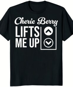 Black Cherie Berry Lifts Me Up Shirt—soft cotton unisex tee buy now