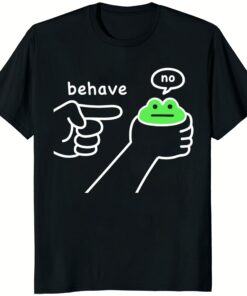Dishonest Frog Funny Frog Meme Behave No Shirt