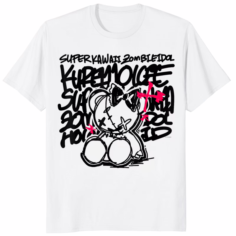 Kureiji Ollie Super Kawaii Zombie Idol Shirt 8 Kureiji Ollie Super Kawaii Zombie Idol Shirt white color front view
