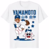 Los Angeles Dodgers Yoshinobu Yamamoto Superstar cartoon shirt