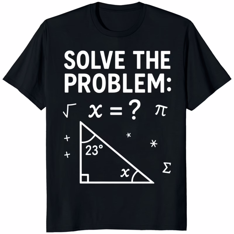 Math Solve The Problem Teacher For Student Shirt 8 Math Solve The Problem Teacher For Student Shirt