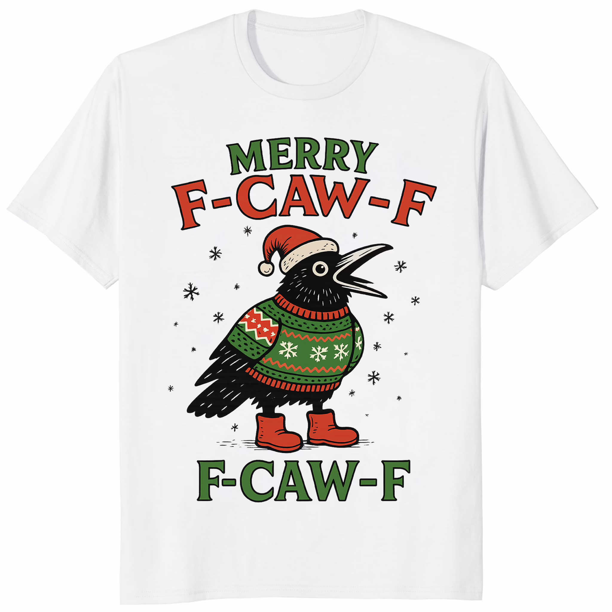 Merry F-Caw-F 2025 Christmas Shirt 1 Merry F-Caw-F 2025 Christmas Shirt