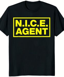 Nice Agent Official Happy Member Protest Shirt black graphic unisex tee
