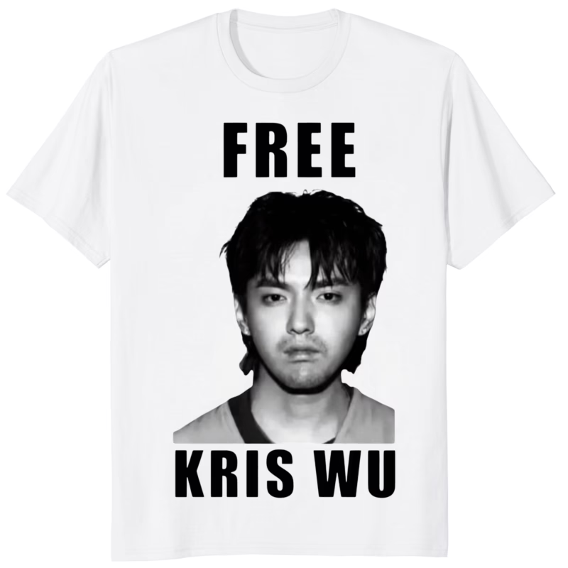 Official Free Kris Wu At Show Shirt white