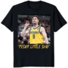 T. J. McConnell Pesky Little Shit Shirt black t-shirt mockup NBA fan clothing